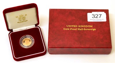 Lot 327 - Proof Half Sovereign 2005, rev. St George & Dragon design by Timothy Noad, with cert, in CofI, FDC