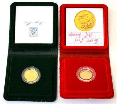 Lot 329 - Proof Sovereign 1980 & Proof Half Sovereign 1980, with certs, in wallets of issue, FDC