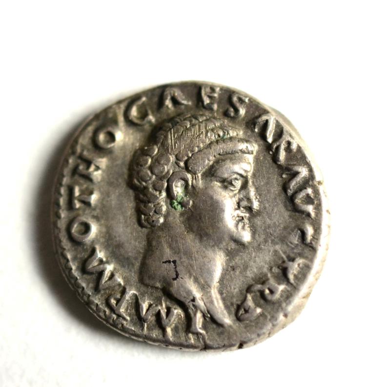 Lot 13 - Roman Imperial: Otho Silver Denarius: obv. IMP M OTHO CAESAR AVG TR P around bare head, rev....