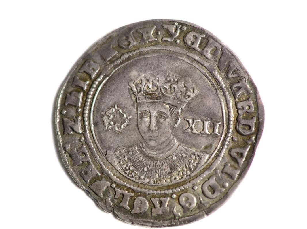 Lot 36 - Edward VI Shilling, facing bust fine silver issue (1551-53), MM Y; full, round flan with...