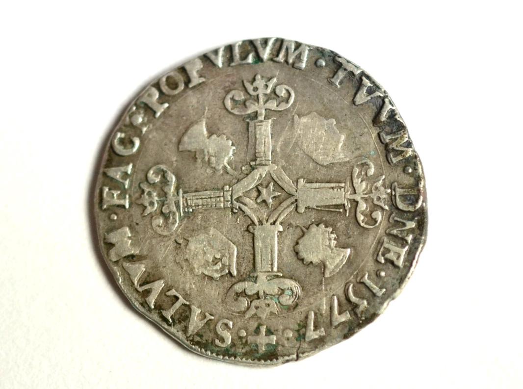 Lot 39 - Scotland, James VI Silver Half Merk 1577, second silver coinage (1572-80), obv. IACOBVS 6 DEI...