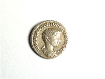 Lot 49 - Roman Imperial: Diadumenian Silver Denarius, Diadumenian (as Caesar under Macrinus (AD217...