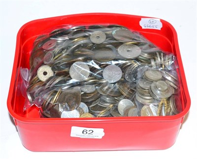 Lot 62 - An Accumulation of 1480+ Foreign Coins, including 94 x silver (wt 443g)