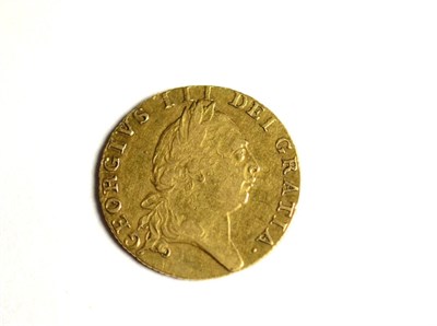 Lot 65 - George III Guinea 1790, fifth laureate head, 'spade' rev, good edge, trivial contact...