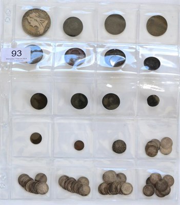 Lot 93 - 15 x Miscellaneous English Silver, Copper & Bronze Coins comprising: Edward I penny London Mint...