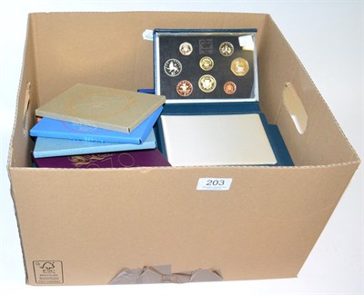 Lot 203 - 31 x Royal Mint Proof Sets 1970 - 1997 Inclusive (includes 3 x 1984 & 2 x 1986), with certs, in...