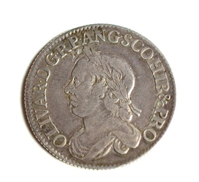 Lot 216 - Oliver Cromwell Shilling 1658, obv. OLIVAR D G R P ANG SCO HIB &c PRO around laureate & draped...