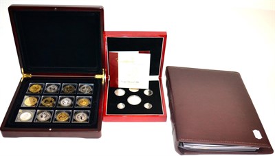 Lot 252 - Edward VIII, Retro Pattern Silver Proof Set comprising: crown, halfcrown, florin, shilling,...