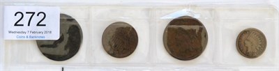 Lot 272 - USA 'Kentucky' Copper Token, no date (minted in England circa 1792-94); obv. 'UNANIMITY IS THE...