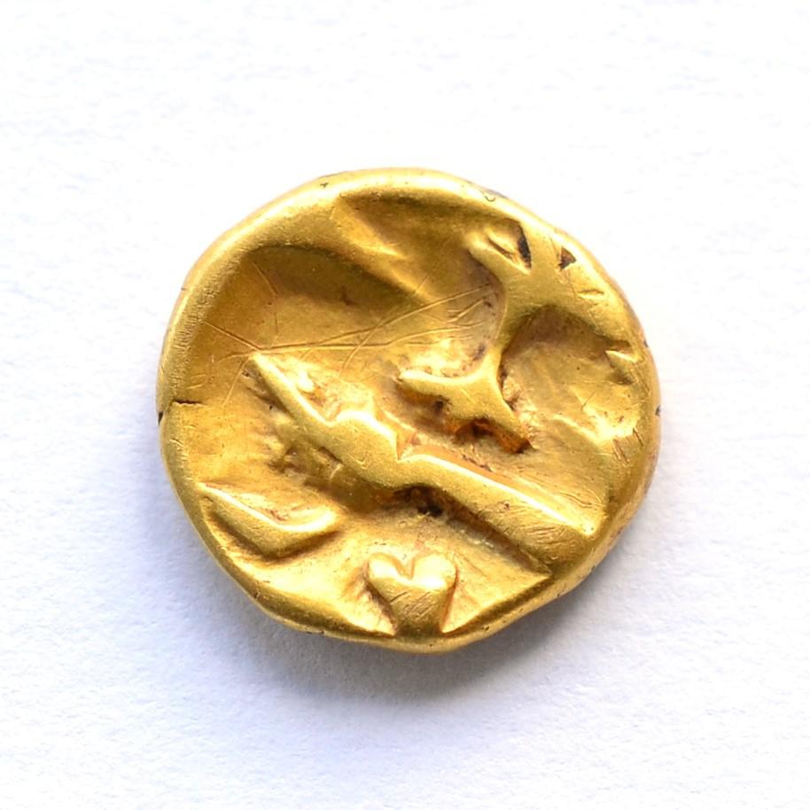 Lot 1 - Gallo-Belgic Gold Quarter Stater, attributed to the Morini tribe of Northern Gaul circa...