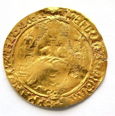 Lot 3 - Henry VIII Gold Half Sovereign, third coinage (1544-47), Southwark Mint MM S, obv. HENRIC 8 DI...