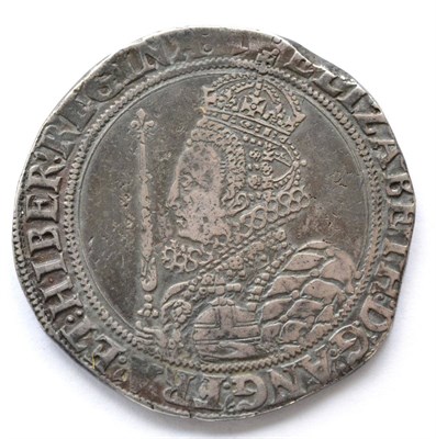 Lot 9 - Elizabeth I Halfcrown, seventh issue (1601-2), MM 1; obv. striking stress marks o/wise good...