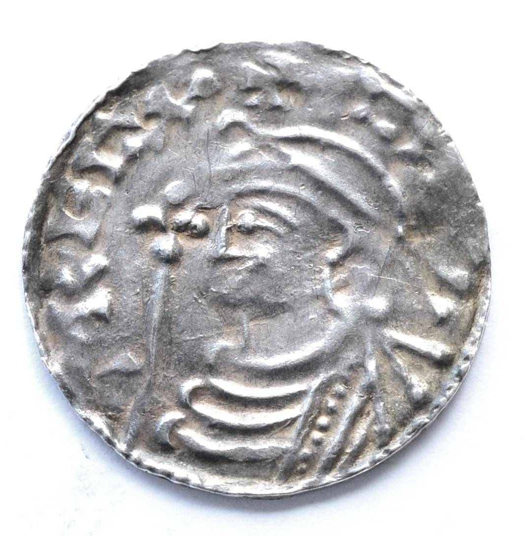 Lot 31 - Canute Silver Penny, short cross type, Lincoln Mint; obv. CN(VT) RECX around draped & diademed bust