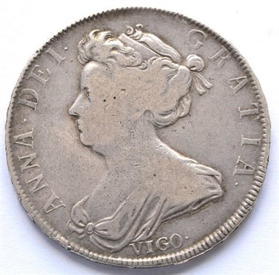 Lot 57 - Anne Halfcrown 1703 TERTIO, pre-Union with Scotland, VIGO below bust, minor hairlines, rev Scottish