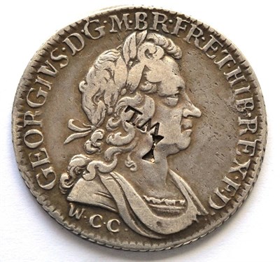 Lot 60 - George I, Shilling 1723 W.W.C. (Welsh Copper Company) below bust, rev. cruciform shields with...