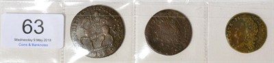 Lot 63 - Ireland, James II  Gun Metal Crown 1690, obv. IAC II DEI GRA MAG BRI FRA ET HIB REX around king...