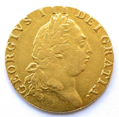 Lot 75 - George III Guinea 1792, 'spade' rev, a few hairlines & light scratches Fine/GFine