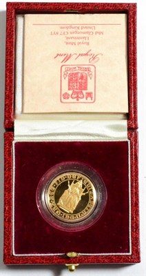 Lot 105 - Proof Sovereign 1989 '500th Anniversary of the Sovereign,' with cert, in RM CofI, FDC