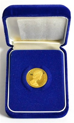 Lot 120 - Bermuda, Gold Proof 100 Dollars 1975 'Royal Visit,' 7.22g, .900 gold, struck by Franklin Mint, with