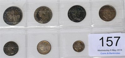 Lot 157 - 7 x Maundy Odds comprising: fourpence 1710, 3 x threepences 1710, 1763 &amp; 1832, 2 x...