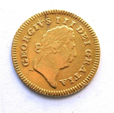 Lot 191 - George III, Gold Third Guinea 1801, first laureate head, minor contact marks, numerous obv...