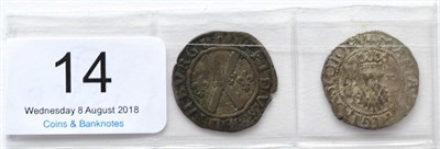 Lot 14 - Scotland, 2 x Bawbees comprising: James V (1513-1542) third coinage (1538-1542); obv. IACOBVS...