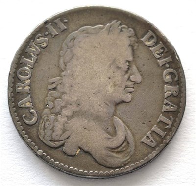 Lot 56 - Charles II Crown 1671 V. TERTIO, third draped bust; bust & rev centre worn o/wise generally...