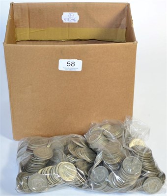 Lot 58 - £63.87½ Face Value pre-47 Silver, all halfcrowns, wt. 7.182kg