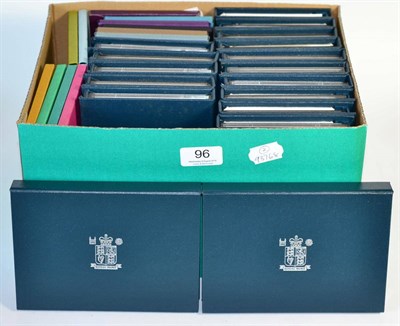 Lot 96 - 24 x UK Proof Sets comprising: 1970 & 1977-1999 inclusive, in CofI, some toning on earlier sets...