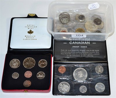 Lot 104 - Miscellaneous Lot comprising: crown 1935 GVF, a currency set of 1937 coins comprising:...