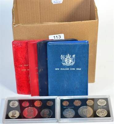 Lot 113 - Miscellaneous Lot comprising: UK 2 x proof sets 1970 & 1971, with certs, in CofI, FDC & crown...