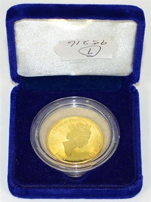 Lot 190 - Canada, Commemorative Gold Proof 200 Dollars 1990 'Canadian Flag Silver Jubilee,' 17.1g, .916 gold