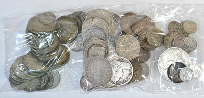 Lot 200 - £4.07½ Face Value Pre-20 Silver, wt  460g, several better than average condition,...