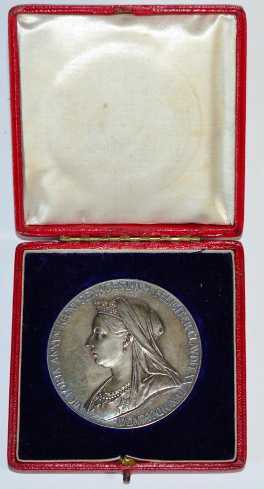 Lot 225 - Victoria, Diamond Jubilee Commemorative Silver Medal 1897, official RM issue by de Saulles,...