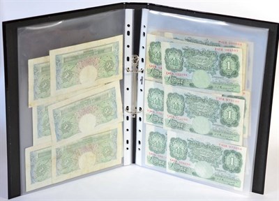 Lot 236 - Bank of England, a Collection of 51 x £1 Notes, all Peppiatt & comprising: 27 x green:...