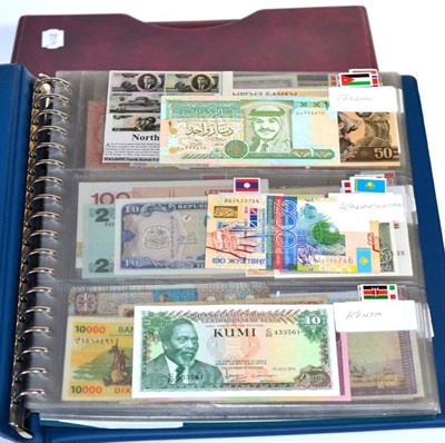 Lot 245 - A Large Collection of 480+ Foreign Banknotes, over 200 countries arranged alphabetically...