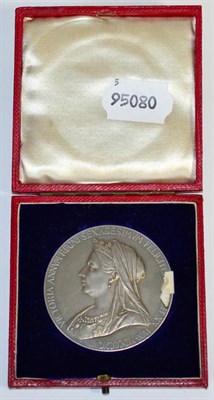 Lot 246 - Victoria, Commemorative Silver Medal 1897 'Diamond Jubilee,' official large (56mm) silver by de...