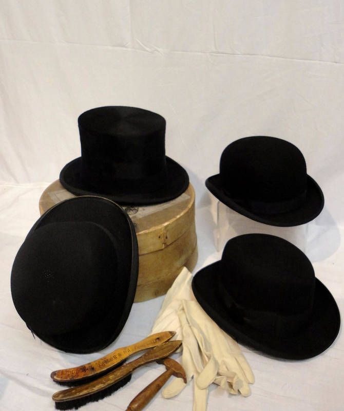 High crown sales bowler hat