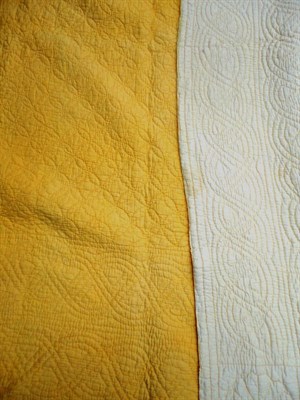 Lot 1040 - Yellow Quilt and One Other (2)