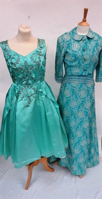 Lot 1082 - Assorted Circa 1960's and Later Evening Wear including a Frank Usher full length jersey dress...
