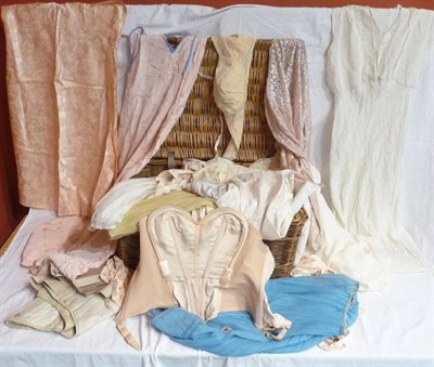 Lot 1059 - A Large Quantity of Assorted 20th Century Silk and Other Lingerie, night dresses, under...