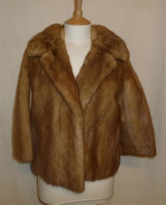 Lot 1088 - Modern Brown Mink Evening Jacket and another in Blond Mink (2)