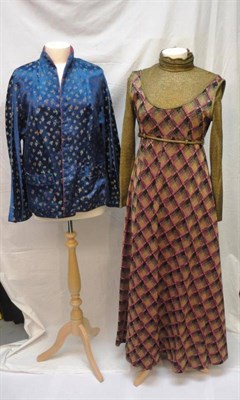 Lot 1100 - Assorted Modern Costume including a Fur Jacket; Cream Wool and Beaded Cardigan; Roter of London...