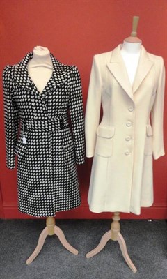 Lot 1074 - Assorted Modern Costume including Milly of New York Two Piece Suit in black and white wool,...