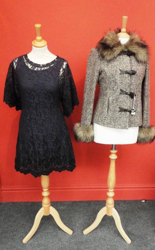 Lot 1075 - Assorted Modern Costume including Per Una Tweed Jacket with fur cuffs (size 10); Boden Velvet...