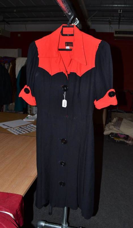 Lot 1088 - Assorted Circa 1970's Costume including Lee Bender at Bus Stop purple crushed velvet two piece suit