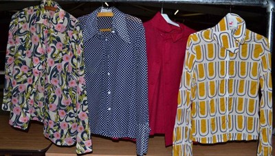 Lot 1099 - Assorted Circa 1960's and Later Shirts, bearing labels of Simpsons, Cacherel, Louis Feraud etc;...