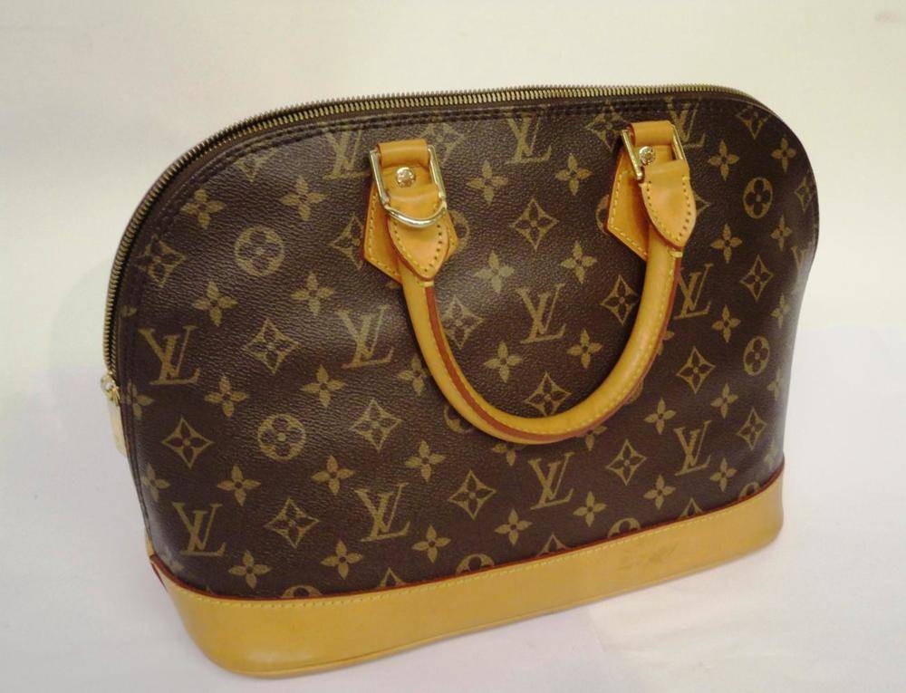 Louis Vuitton Vintage Alma Pm Monogram Hand Bag Auction