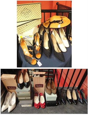 Lot 1053 - Quantity of Assorted Ladies Court and Evening Shoes including Delman, Miss Rayne, (mainly size 41)