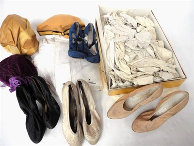 Lot 1062 - Costume Accessories including gents dress shirts; assorted circa 1920's and later satin and leather